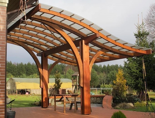 Навес для террасы купить арочный