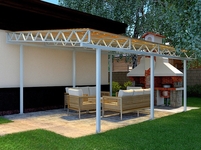 Навесы для террасы и веранды к дому прозрачный