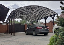 Автонавес из поликарбоната арочный